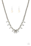 Paparazzi "Luck Of The West" White Necklace & Earring Set Paparazzi Jewelry
