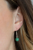 Paparazzi "Desert Mystery" Green Necklace & Earring Set Paparazzi Jewelry