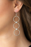 Paparazzi "Refined Society" White Earrings Paparazzi Jewelry