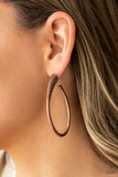 Paparazzi "Fully Loaded" Copper Earrings Paparazzi Jewelry