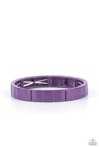 Paparazzi "Material Movement" Purple Bracelet Paparazzi Jewelry