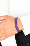 Paparazzi "Material Movement" Purple Bracelet Paparazzi Jewelry