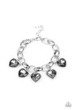 Paparazzi "Candy Heart Charmer" Silver Bracelet Paparazzi Jewelry