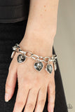 Paparazzi "Candy Heart Charmer" Silver Bracelet Paparazzi Jewelry