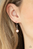 Paparazzi "Champagne Dreams" Pink Necklace & Earring Set Paparazzi Jewelry