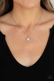 Paparazzi "Undeniably Demure" White Necklace & Earring Set Paparazzi Jewelry