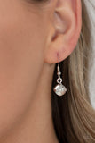 Paparazzi "Undeniably Demure" White Necklace & Earring Set Paparazzi Jewelry
