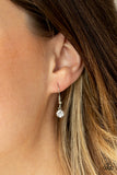 Paparazzi  "High-Society Stargazing" Silver Necklace & Earring Set Paparazzi Jewelry