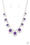 Paparazzi "The Cosmos Are Calling" Purple Necklace & Earring Set Paparazzi Jewelry