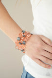 Paparazzi "Crystal Charisma" Orange Bracelet Paparazzi Jewelry
