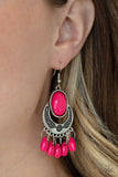 Paparazzi "Prairie Flirt" Pink Earrings Paparazzi Jewelry