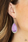 Paparazzi "A World To Seer" Purple Earrings Paparazzi Jewelry