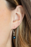 Paparazzi "Cosmopolitan Couture" Blue Necklace & Earring Set Paparazzi Jewelry