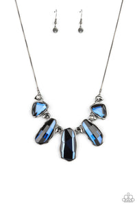 Paparazzi "Cosmic Cocktail" Blue Necklace & Earring Set Paparazzi Jewelry