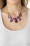 Paparazzi "Cosmic Cocktail" Multi Oil Spill Necklace & Earring Set Paparazzi Jewelry