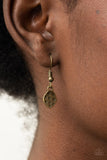 Paparazzi "Half-Moon Child" Brass Necklace & Earring Set Paparazzi Jewelry