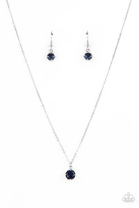 Paparazzi "Undeniably Demure" Blue Necklace & Earring Set Paparazzi Jewelry