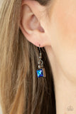 Paparazzi "Graciously Audacious" UV Blue Necklace & Earring Set Paparazzi Jewelry