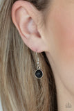 Paparazzi "Heavenly Teardrops" Black Necklace & Earring Set Paparazzi Jewelry