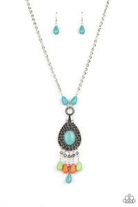 Paparazzi "Cowgirl Couture" Multi Necklace & Earring Set Paparazzi Jewelry