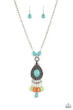 Paparazzi "Cowgirl Couture" Multi Necklace & Earring Set Paparazzi Jewelry