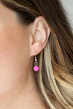 Paparazzi "Plateau Paradise" Pink Necklace & Earring Set Paparazzi Jewelry