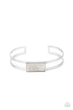 Paparazzi "Remarkably Cute And Resolute" White Bracelet Paparazzi Jewelry