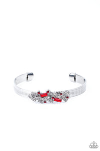 Paparazzi "A Chic Clique" Red Bracelet Paparazzi Jewelry