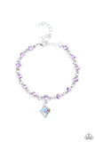 Paparazzi "Sweet Sixteen" Purple OIL SPILL Bracelet Paparazzi Jewelry