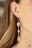 Paparazzi "Test of Timeless" Gold Earrings Paparazzi Jewelry