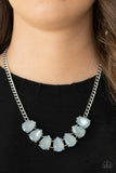 Paparazzi "Above The Clouds" Silver Necklace & Earring Set Paparazzi Jewelry