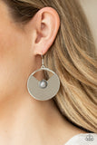 Paparazzi "Record Breaking Brilliance" Silver Earrings Paparazzi Jewelry