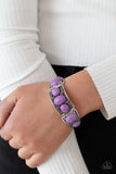 Paparazzi "Southern Splendor" Purple Bracelet Paparazzi Jewelry
