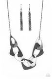 Paparazzi "Guide To The Galaxy" Black Necklace & Earring Set Paparazzi Jewelry