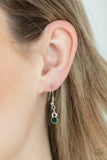 Paparazzi "Aztec Apex" Green Necklace & Earring Set Paparazzi Jewelry