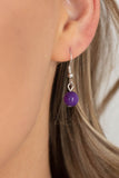 Paparazzi "Tranquil Talisman" Purple Necklace & Earring Set Paparazzi Jewelry