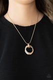 Paparazzi "Sphere of Influence" Gold Necklace & Earring Set Paparazzi Jewelry