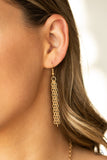 Paparazzi "Elliptical Episode" Brown Necklace & Earring Set Paparazzi Jewelry