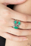 Paparazzi "Charisma Collector" Green Ring Paparazzi Jewelry