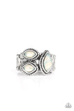 Paparazzi "Charisma Collector" White Ring Paparazzi Jewelry