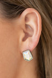 Paparazzi "Indulge Me" Multi OIL SPILL Post Earrings Paparazzi Jewelry