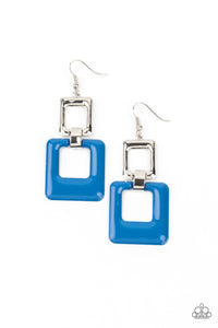 Paparazzi "Twice As Nice" Blue Earrings Paparazzi Jewelry