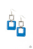 Paparazzi "Twice As Nice" Blue Earrings Paparazzi Jewelry