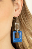 Paparazzi "Twice As Nice" Blue Earrings Paparazzi Jewelry