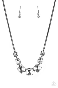 Paparazzi "Unfiltered Confidence" Black Necklace & Earring Set Paparazzi Jewelry
