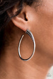 Paparazzi "Fully Loaded" FASHION FIX Silver Earrings Paparazzi Jewelry