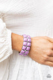 Paparazzi VINTAGE VAULT "Double the DIVA-ttitude" Purple Bracelet Paparazzi Jewelry