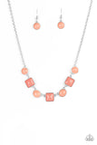 Paparazzi "Trend Worthy" Orange Necklace & Earring Set Paparazzi Jewelry