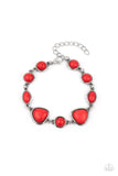 Paparazzi "Eco-Friendly Fashionista" Red Bracelet Paparazzi Jewelry