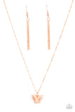 Paparazzi "Butterfly Prairies" Copper Necklace & Earring Set Paparazzi Jewelry